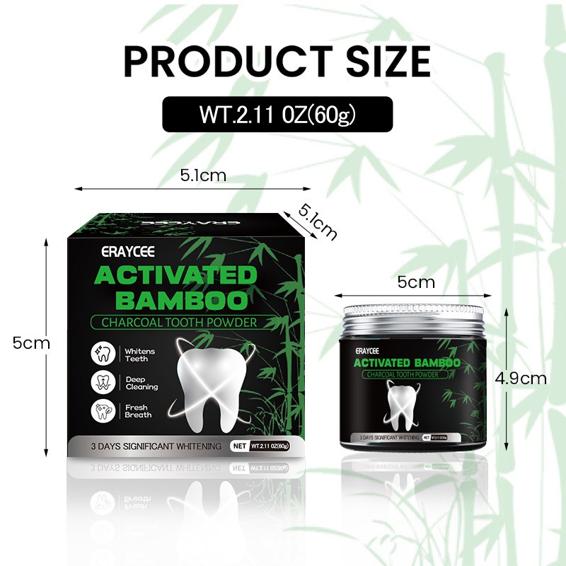 Teeth Whitening Powder Manufacturer - Herbal Charcoal Plaque Removal
