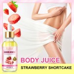 Skin Brightening Oil Factory - Peach Strawberry Body Juice 60ml