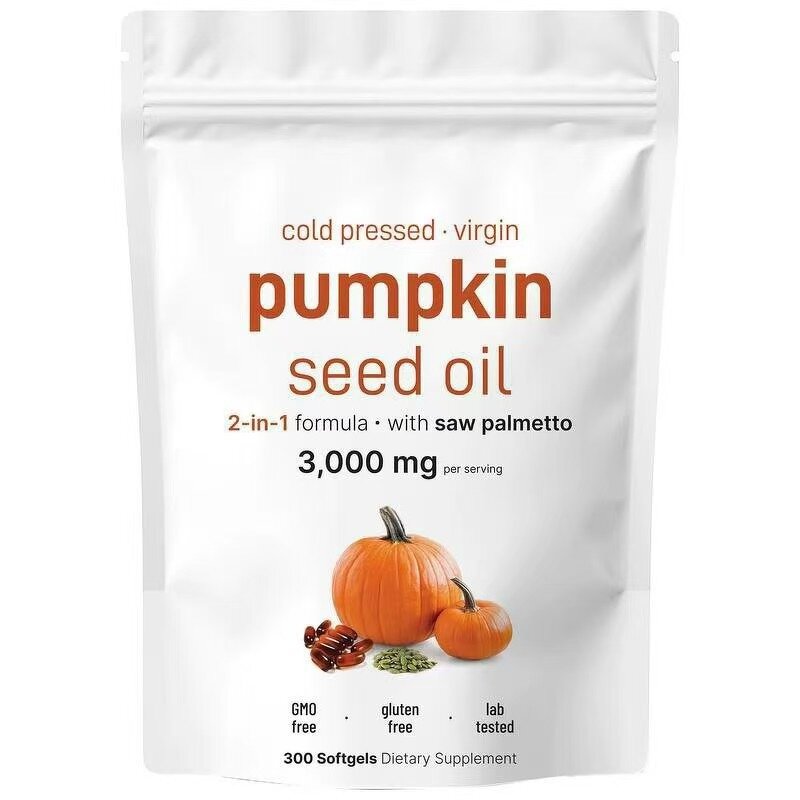 Pumpkin Seed Oil - Manufacturer 3000mg Saw Palmetto Cold-pressed 300pcs