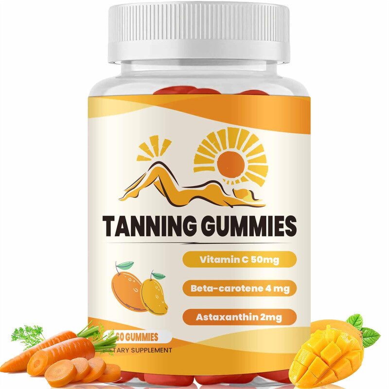 Tanning Gummies - Manufacturer Tianyuan Women Beta-carotene Lycopene Astaxanthin