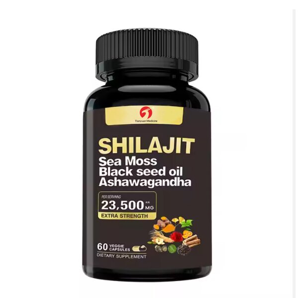 Shilajit Capsules - Manufacturer OEM Private Label Sea Moss Ashwagandha Complex
