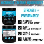 Creatine Powder - Manufacturer OEM Unflavored Micronized Strength Workout Recovery