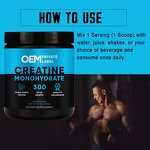 Creatine Powder - Manufacturer OEM Unflavored Micronized Strength Workout Recovery
