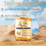 Tanning Gummies - Manufacturer Tianyuan Women Beta-carotene Lycopene Astaxanthin