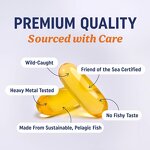 Omega 3 Softgel - Manufacturer Three Times Intensity Vegan EPA DHA Men Women