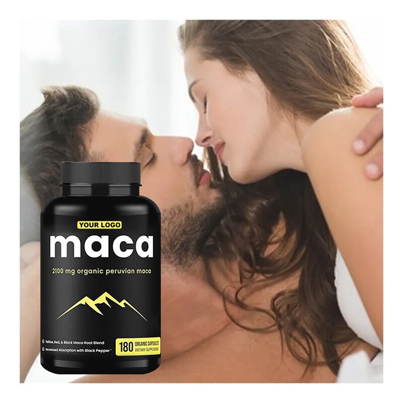 Black Maca Capsules - Manufacturer OEM Adult Men Enhance Male Function Pills