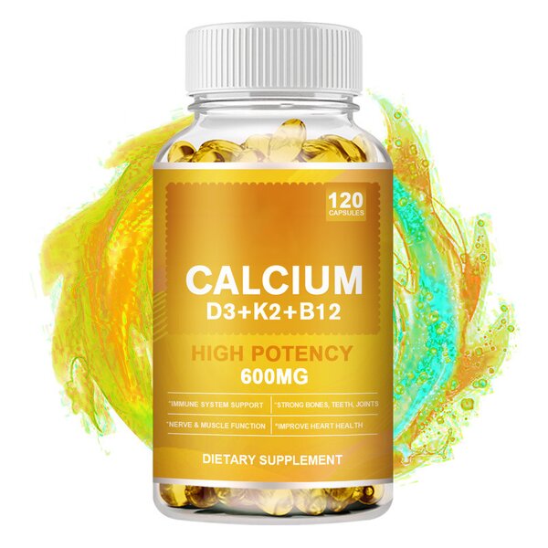 Calcium D3 K2 B12 - Manufacturer Tianyuan 600mg High Potency Immunity Improve