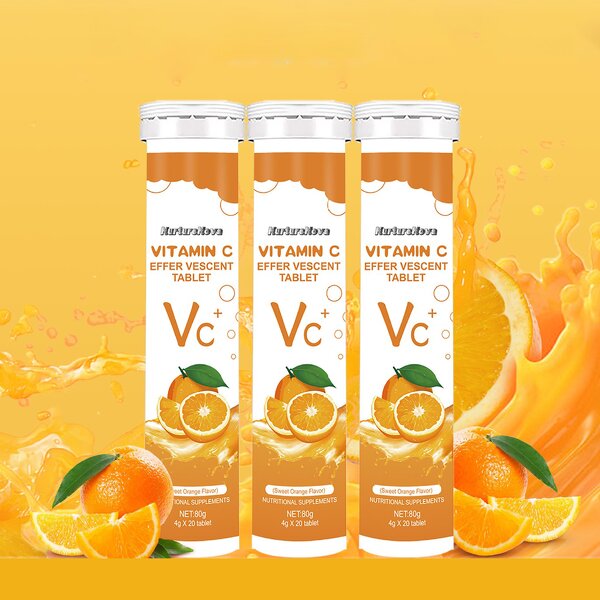 Multivitamin Effervescent Tablets - Manufacturer VC Calcium Iron Zinc Magnesium Adult Kids