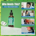 Soursop Bitters Drops - Manufacturer OEM 10-in-1 Sea Moss Moringa Turmeric