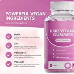 Hair Vitamin Gummies - Manufacturer Tianyuan 5000mg Biotin Longer Stronger Hair
