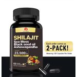 Shilajit Capsules - Manufacturer OEM Private Label Sea Moss Ashwagandha Complex