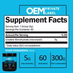 Creatine Powder - Manufacturer OEM Unflavored Micronized Strength Workout Recovery