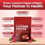 Cayenne Pepper Softgels - Manufacturer 240 Pcs Veins Heart D3 K2 Grape Seeds