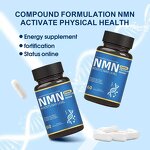 NMN Capsules - Manufacturer Tianyuan 250MG 99% Beta Nicotinamide Antiaging