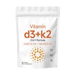 Vitamin D3 K2 Capsules - Manufacturer Tianyuan 5000IU 100MCG Immune Bone