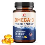 Omega 3 Softgel - Manufacturer Three Times Intensity Vegan EPA DHA Men Women