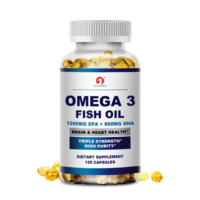 Fish Oil Softgels - Manufacturer Tianyuan 1200MG EPA 900MG DHA 120 Count