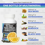 Sea Moss Supplement - Manufacturer Clean Nutraceuticals Black Seed Oil Turmeric