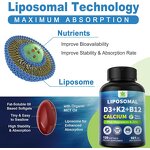 Liposomal Vitamin D3 K2 Capsules Manufacturer - Vigoworld 6-in-1 Vegan for Bone