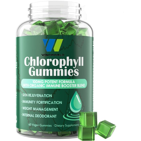 Chlorophyll Gummies Manufacturer - with Sambucus Echinacea ACV Wheat Grass