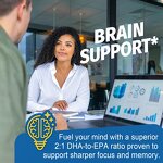 Vegan Omega 3 Supplement Manufacturer - with DHA EPA ALA & 5000IU Vitamin D3 K2 CoQ10