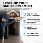 Magnesium Capsules Manufacturer - Vigoworld Vegan Citrate & Glycinate for Sleep & Muscle