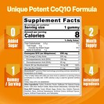 CoQ10 Filled Gummies Manufacturer - Wholesales Sugar-Free with Omega-3 Zinc & Nicotinamide