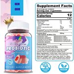 Probiotic Gummies Manufacturer - Best Selling Vegan 50 Billion CFU for Digestion