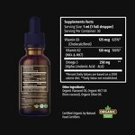 Vitamin D3 K2 Liquid Drops Manufacturer - Organic Maximum Strength with MCT Oil Omega 3