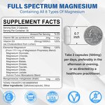 Magnesium Capsules Manufacturer - Vigoworld Vegan Citrate & Glycinate for Sleep & Muscle