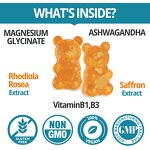 Magnesium Glycinate Gummies Manufacturer - 400mg with Ashwagandha Rhodiola & Saffron