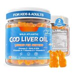 Cod Liver Oil Gummies Manufacturer - 1000mg for Kids & Adults Omega 3 Immune Support