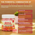 Vitamin D3 K2 Gummies Manufacturer - Hot Selling Center Filled for Bone & Immunity