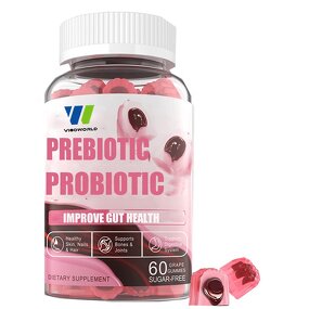 Prebiotic Probiotic Gummies Manufacturer - Vegan 5 Billion CFU for Gut Health