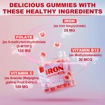 Iron Gummies Manufacturer - Sugar Free 25mg Supplement for Women & Men