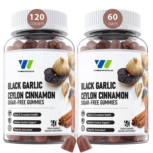 Black Garlic Supplement Manufacturer - Sugar Free with Ceylon Cinnamon & Chromium