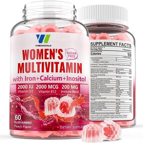 Multivitamin Gummies Manufacturer - OEM Center Filled for Women with Algae Calcium Iron