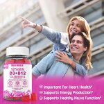 Vegan Calcium Gummies Manufacturer - with Vitamin D3 B12 for Immune & Bone Health