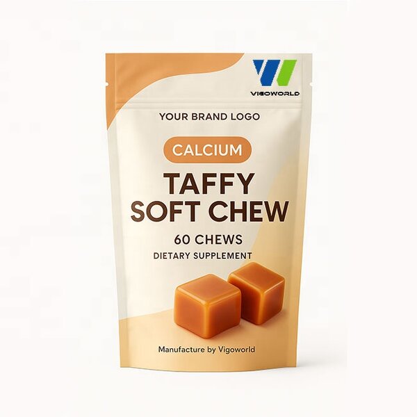 Calcium Chews Manufacturer - Caramel Flavor with Vitamin D3 for Adults & Kids