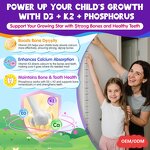 Kids Calcium Soft Chews Manufacturer - Sugar Free with D3 K2 Lion's Mane Omega 3