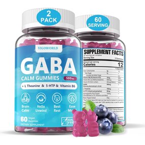 GABA Gummies Manufacturer - Vigo 500 mg Sugar-Free with L Theanine 5-HTP for Calm