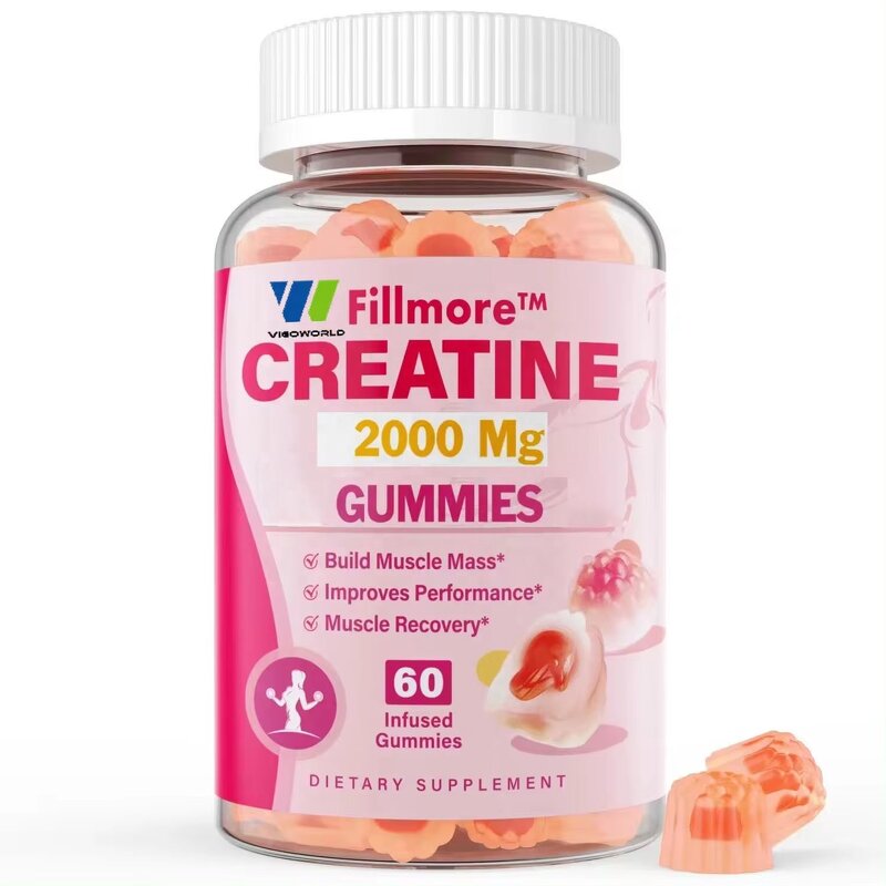 Creatine Monohydrate Gummies Manufacturer - Private Label Center Filled Vitamin-Enriched