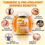 Turmeric Curcumin Gummies Manufacturer - Sugar Free 550mg for Joint Immune & Digestive