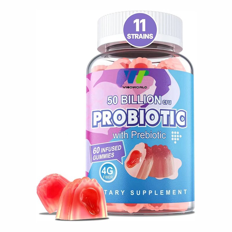Probiotic Gummies Manufacturer - Best Selling Vegan 50 Billion CFU for Digestion