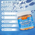 Cod Liver Oil Gummies Manufacturer - 1000mg for Kids & Adults Omega 3 Immune Support