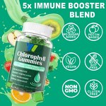 Chlorophyll Gummies Manufacturer - with Sambucus Echinacea ACV Wheat Grass