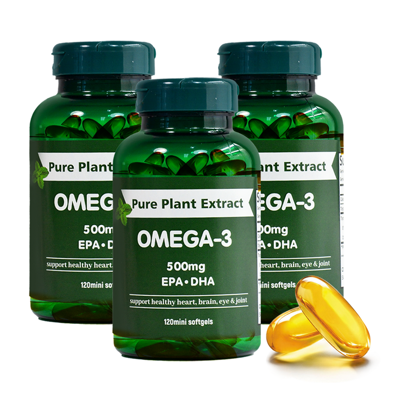 Vegan Omega 3 Softgels Manufacturer - Premium DHA DPA Heart Brain Support