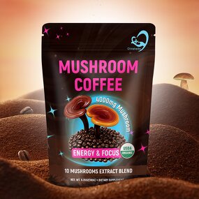 Mushroom Coffee Manufacturer - Private Label Instant Arabica Powder