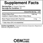 Maca Capsules - Manufacturer Customized Logo Black Curve Plus Hip Up Red Extract