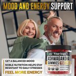 Antioxidant Gummies - Manufacturer Private Label Bear Ashwagandha Maca Root Vitamin